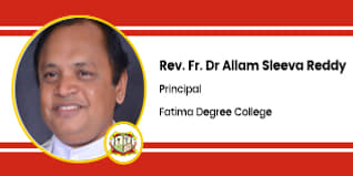 Fatima Degree College, Hubli, Principal: Rev. Fr. Dr Allam Sleeva Reddy Interview